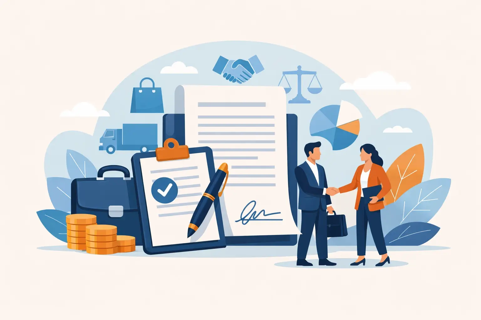 Guía de contratos mercantiles para pymes