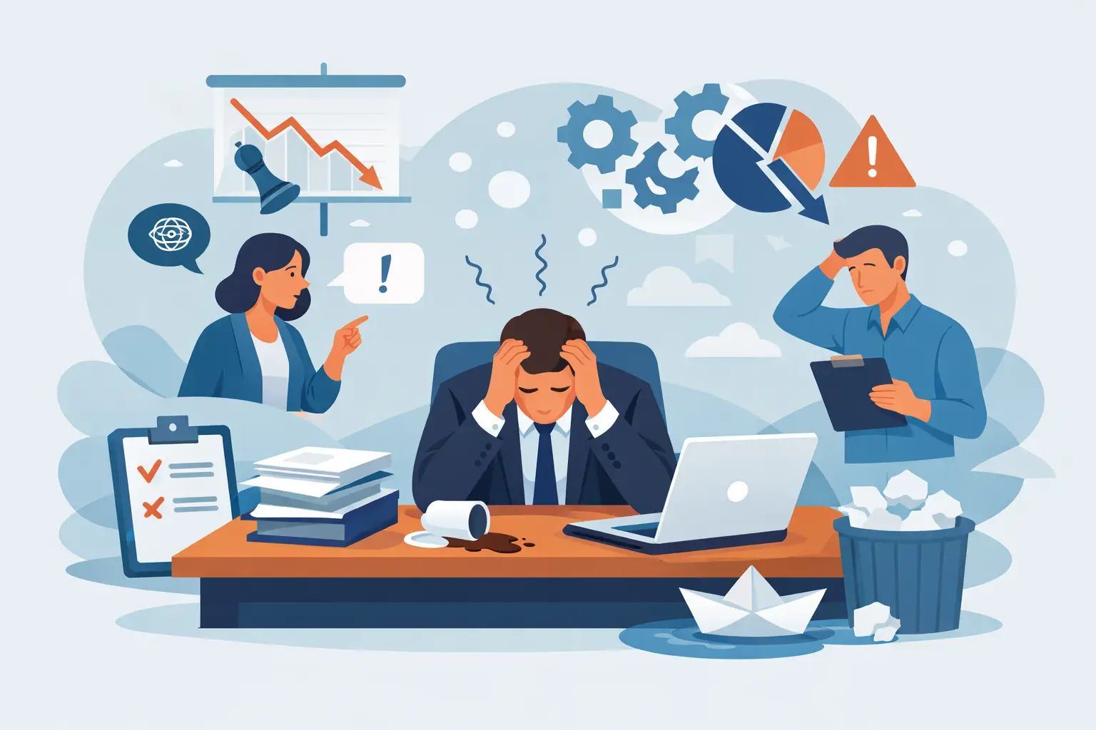 Errores frecuentes del patrón en tu empresa