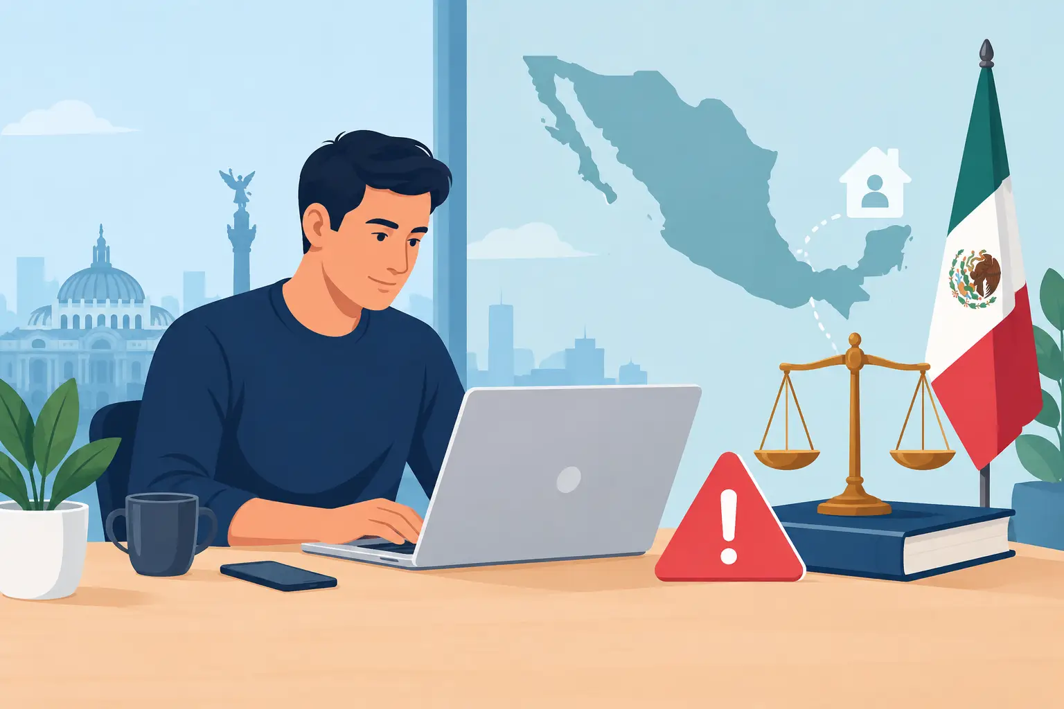 Riesgos legales de trabajadores remotos en México